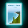 Michigan Sleeping Bear Dunes National Park Iconic Handcrafted Colorful Neon Sign
