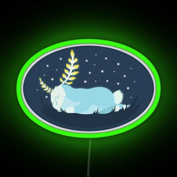 Sleepy Blupee RGB Neon Sign