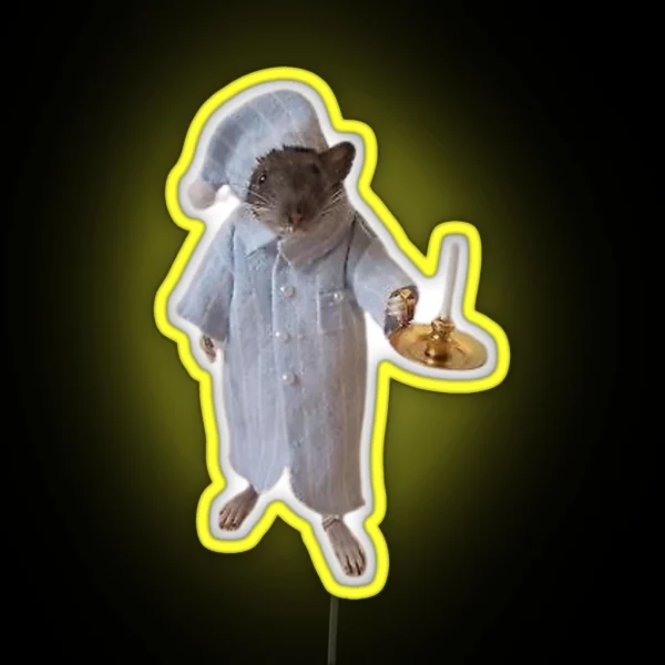 Sleepy Rat RGB Neon Sign