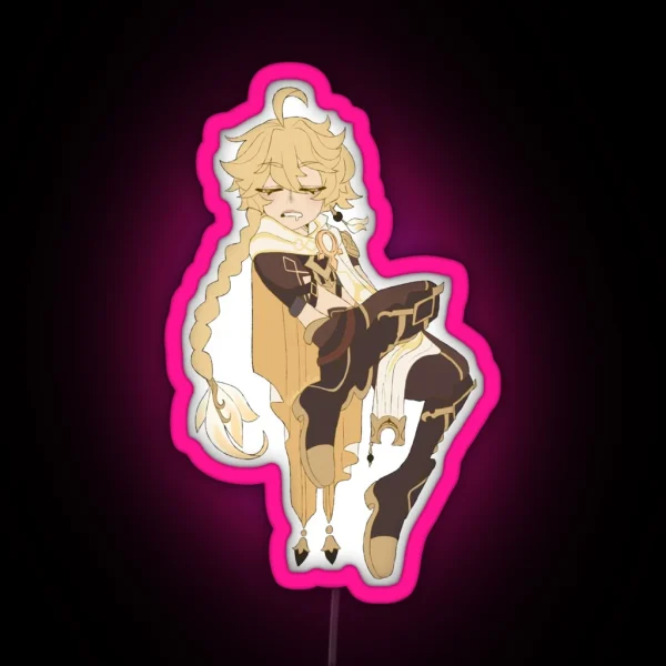 Sleepy Traveller Aether RGB Neon Sign