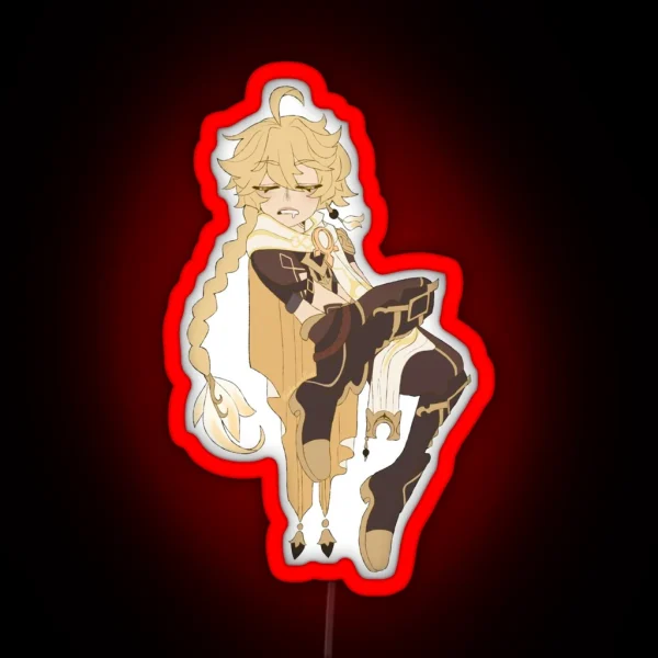Sleepy Traveller Aether RGB Neon Sign
