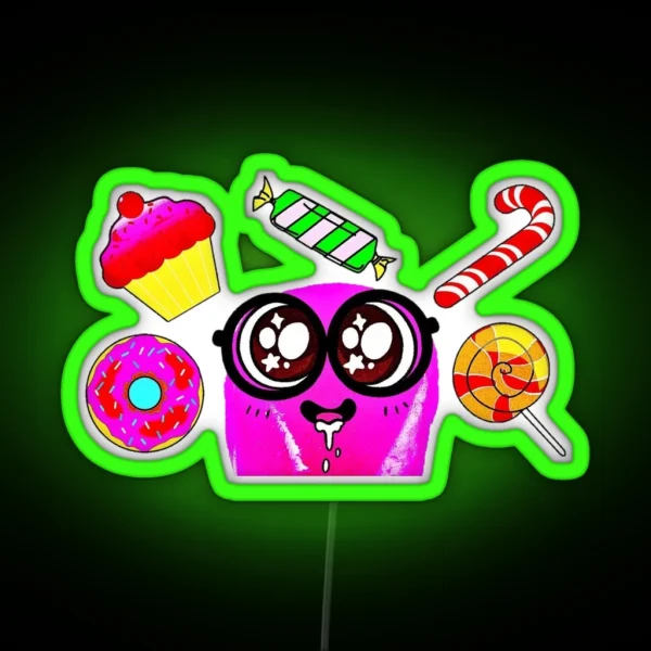 SLICK SLIME SAM RGB Neon Sign