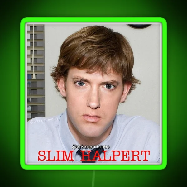 Slim Halpert Ngapurone Buk RGB Neon Sign