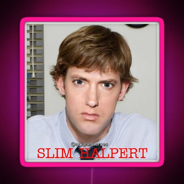 Slim Halpert Ngapurone Buk RGB Neon Sign