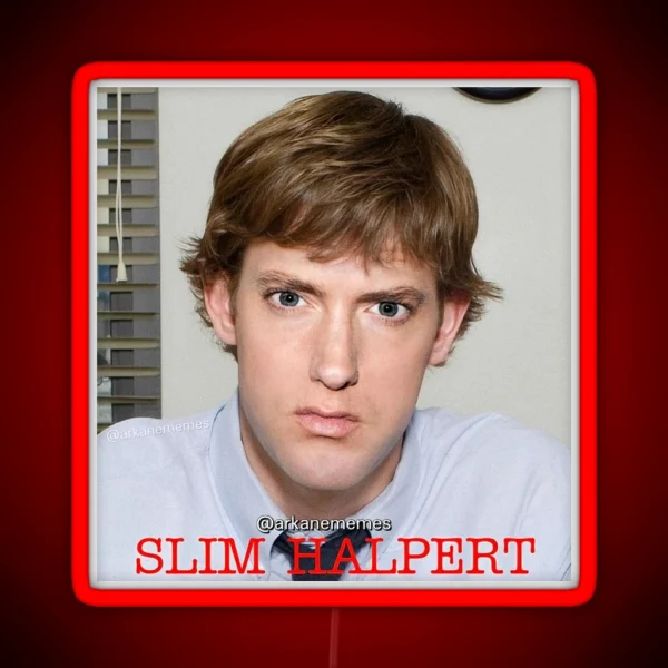 Slim Halpert Ngapurone Buk RGB Neon Sign