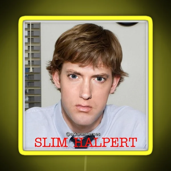 Slim Halpert Ngapurone Buk RGB Neon Sign