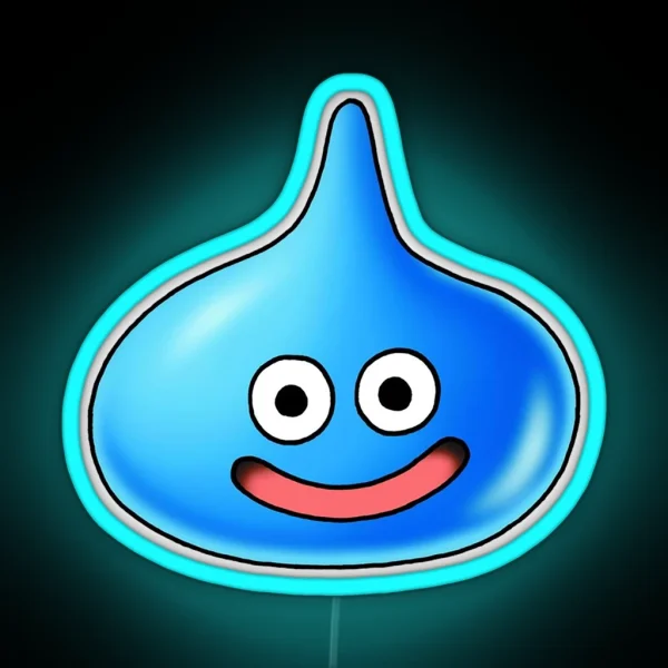 Slime Dragon Quest RGB Neon Sign