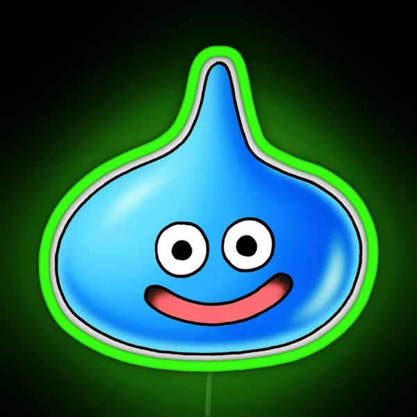 Slime Dragon Quest RGB Neon Sign