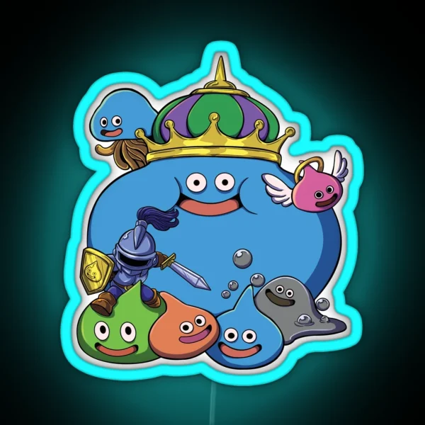 Slime Family RGB Neon Sign