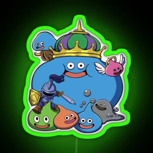 Slime Family RGB Neon Sign