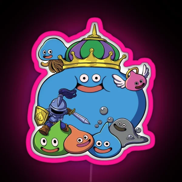 Slime Family RGB Neon Sign