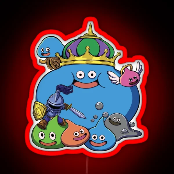 Slime Family RGB Neon Sign