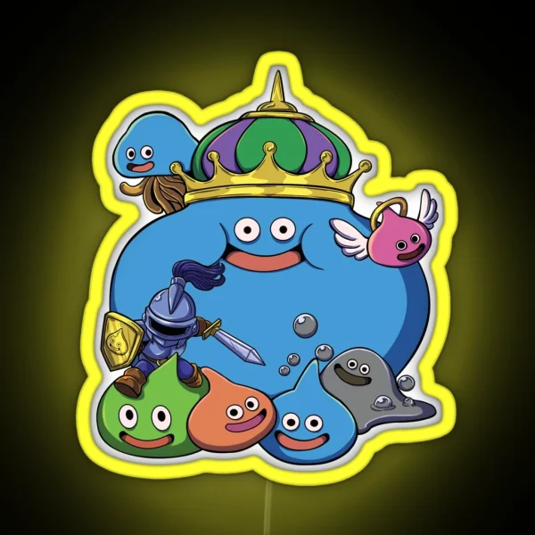 Slime Family RGB Neon Sign