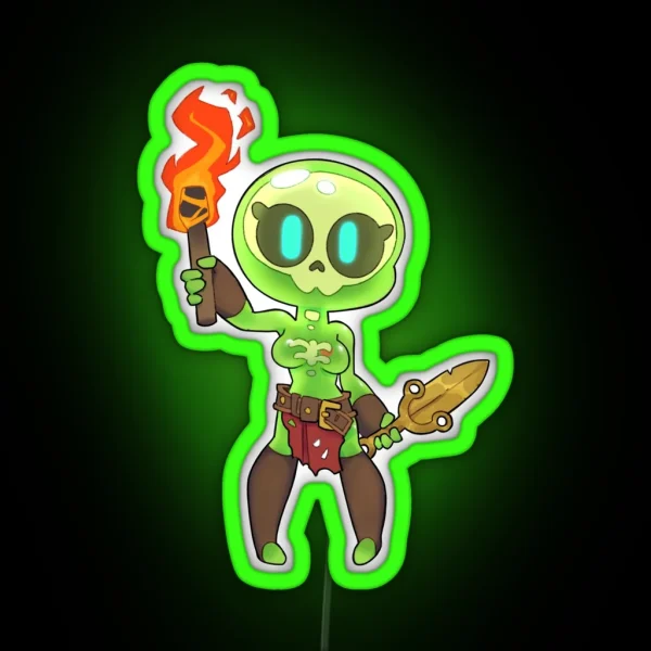 Slime Gurl RGB Neon Sign