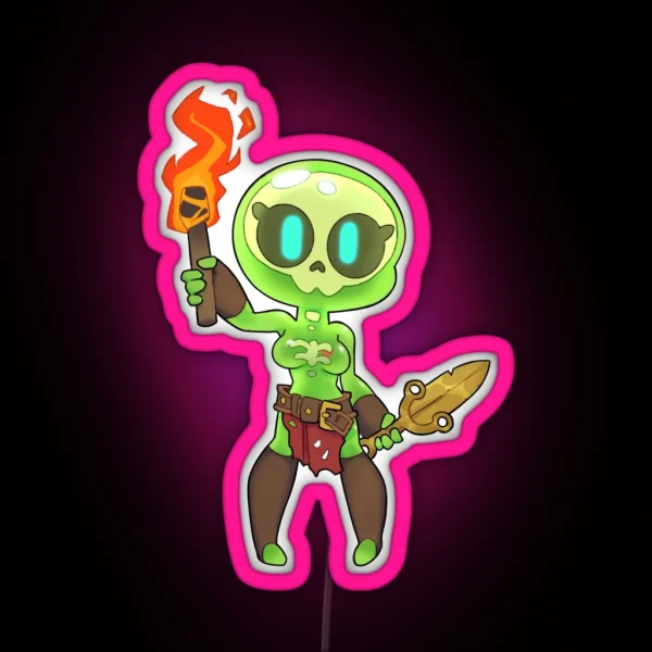 Slime Gurl RGB Neon Sign