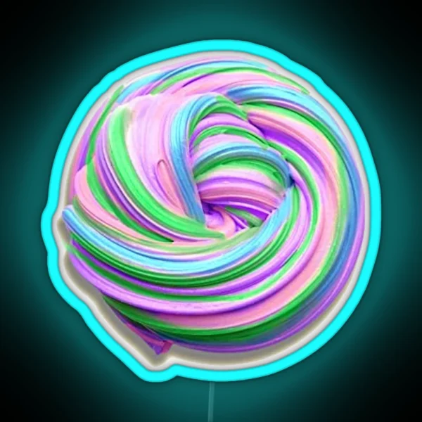 Slime Rainbow Slime RGB Neon Sign