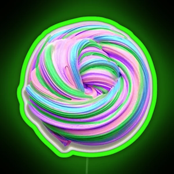 Slime Rainbow Slime RGB Neon Sign