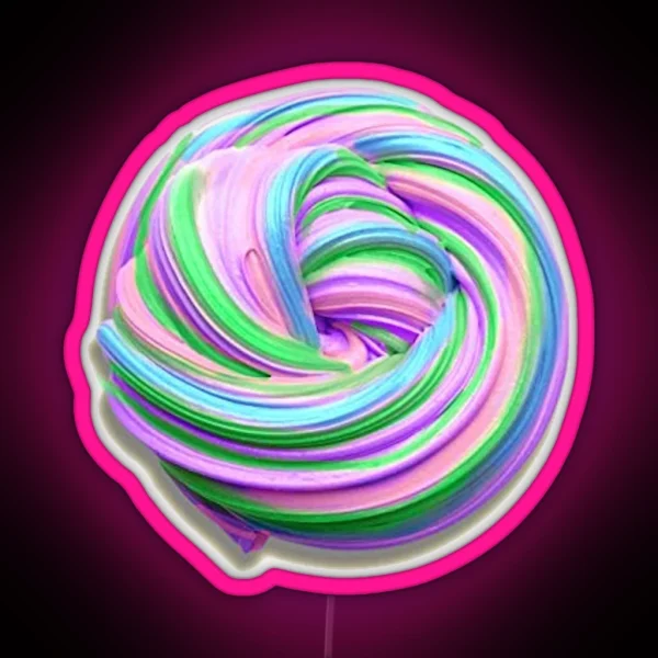Slime Rainbow Slime RGB Neon Sign