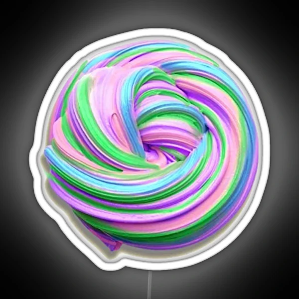 Slime Rainbow Slime RGB Neon Sign