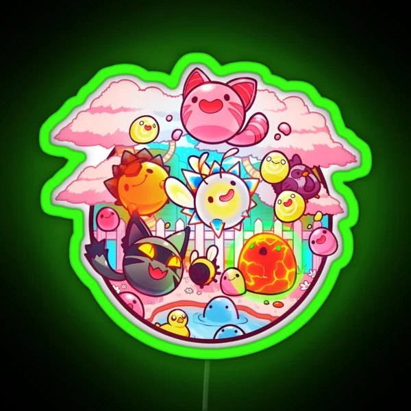 Slime Rancher All In One RGB Neon Sign