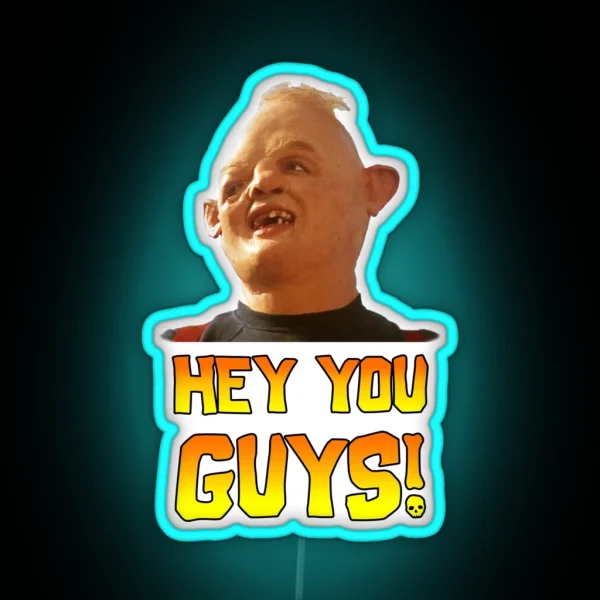 SLOTH HEY YOU GUYS RGB Neon Sign