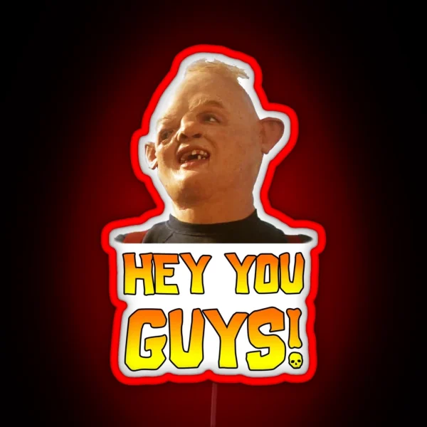 SLOTH HEY YOU GUYS RGB Neon Sign
