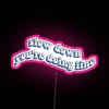 Vintage Vienna Music Quote Inspired RGB LED Neon Wall Decoration Sign