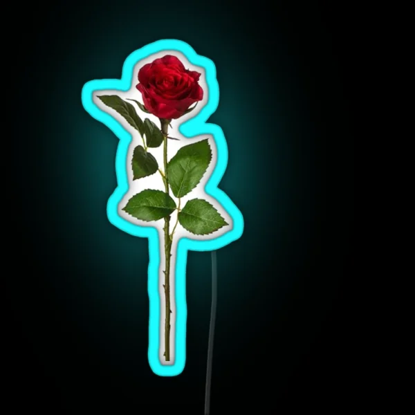 Small Rose RGB Neon Sign