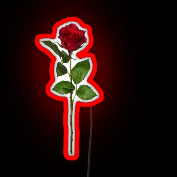 Small Rose RGB Neon Sign