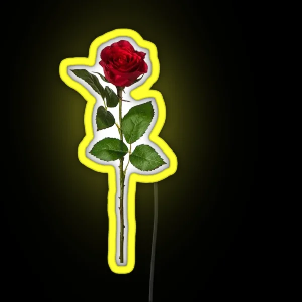 Small Rose RGB Neon Sign
