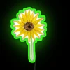 Small Vibrant Sunflower Shaped RGB Neon Sign for Home Decor