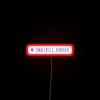 Vintage-inspired Smallville KS geotag neon sign for nostalgic home decor enthusiasts.