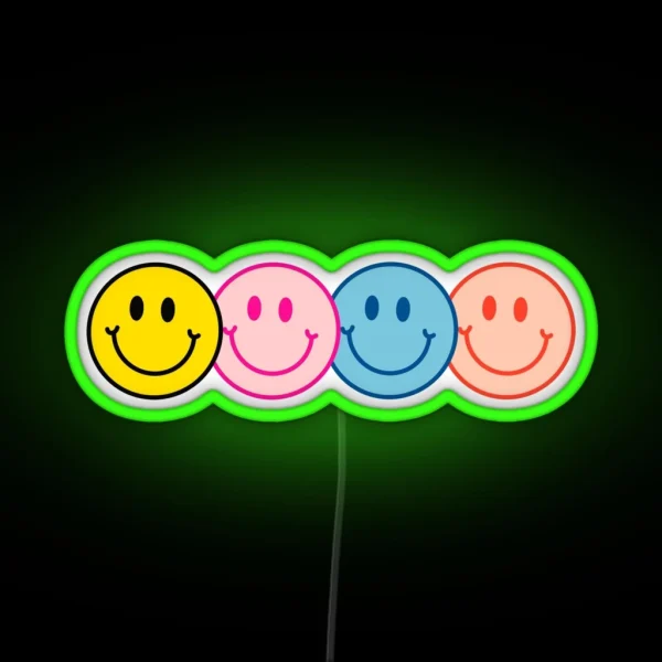 Smile RGB Neon Sign