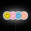 Vibrant Smile RGB LED Neon Sign Illuminates Any Room Instantly
