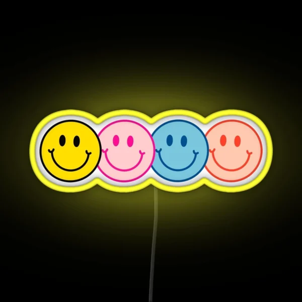 Smile RGB Neon Sign