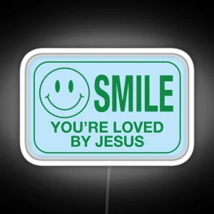 Smile You Re Loved RGB Neon Sign