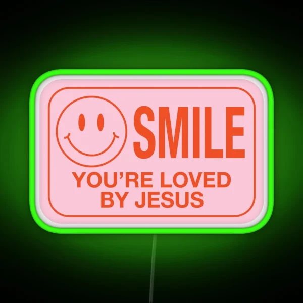 Smile You Re Loved RGB Neon Sign