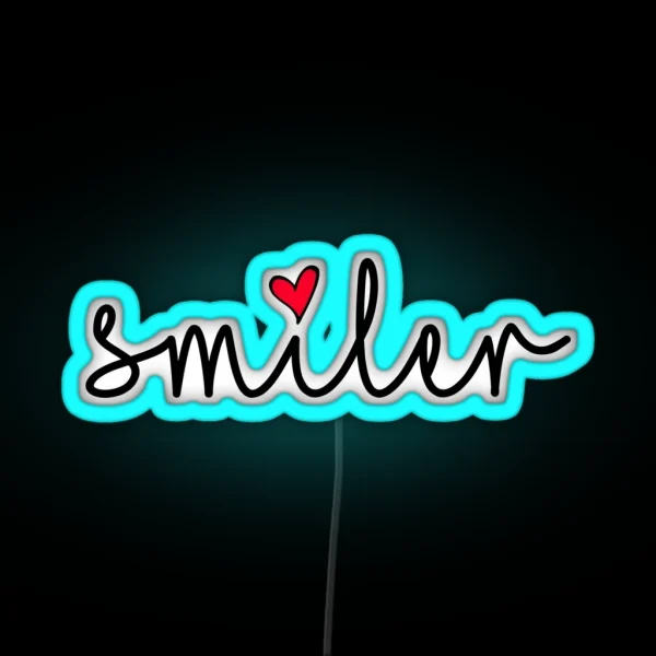 Smiler RGB Neon Sign