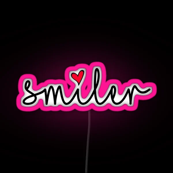 Smiler RGB Neon Sign