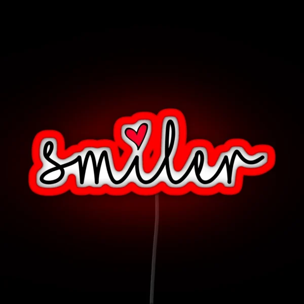 Smiler RGB Neon Sign