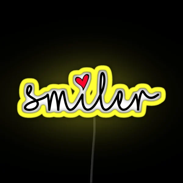 Smiler RGB Neon Sign