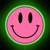 Vibrant Smiley Face RGB Neon Sign Brings Joyful Modern Decor Home