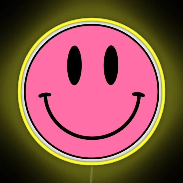 Smiley Face RGB Neon Sign
