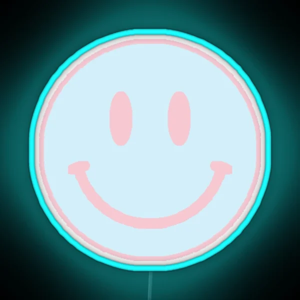 Smiley Face RGB Neon Sign