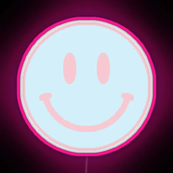 Smiley Face RGB Neon Sign