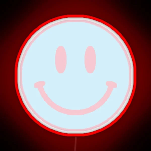 Smiley Face RGB Neon Sign