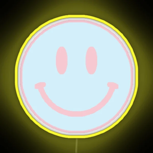 Smiley Face RGB Neon Sign