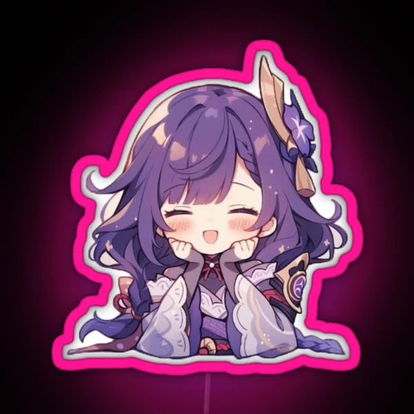 Smiling Raiden RGB Neon Sign