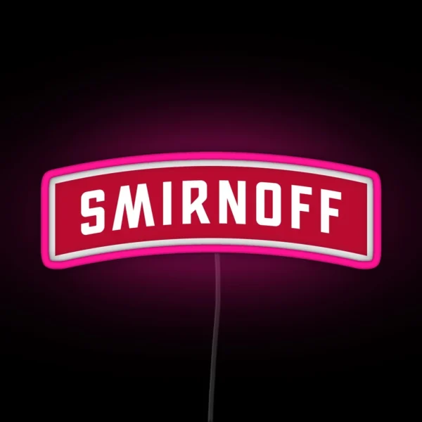 Smirnoff Vodka RGB Neon Sign