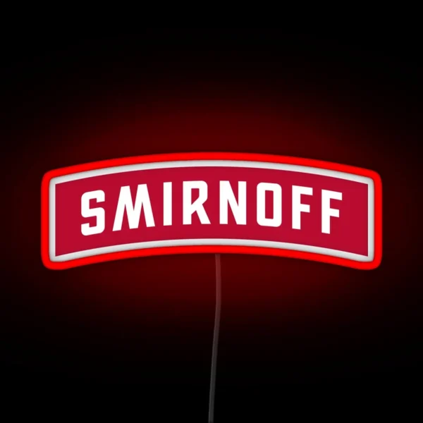 Smirnoff Vodka RGB Neon Sign